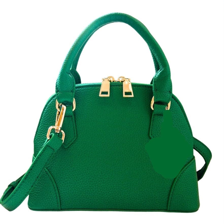 Carrying Kind Carrying Kind Charlotte Mistletoe Green Handbag with Gold Hardware - Little Miss Muffin Children & Home