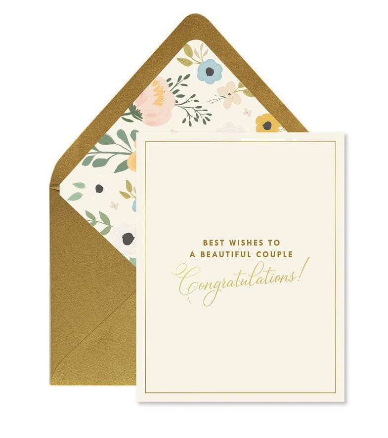 Ginger P Designs Ginger P Designs Beautiful Couple Wedding Greeting Card - Little Miss Muffin Children & Home