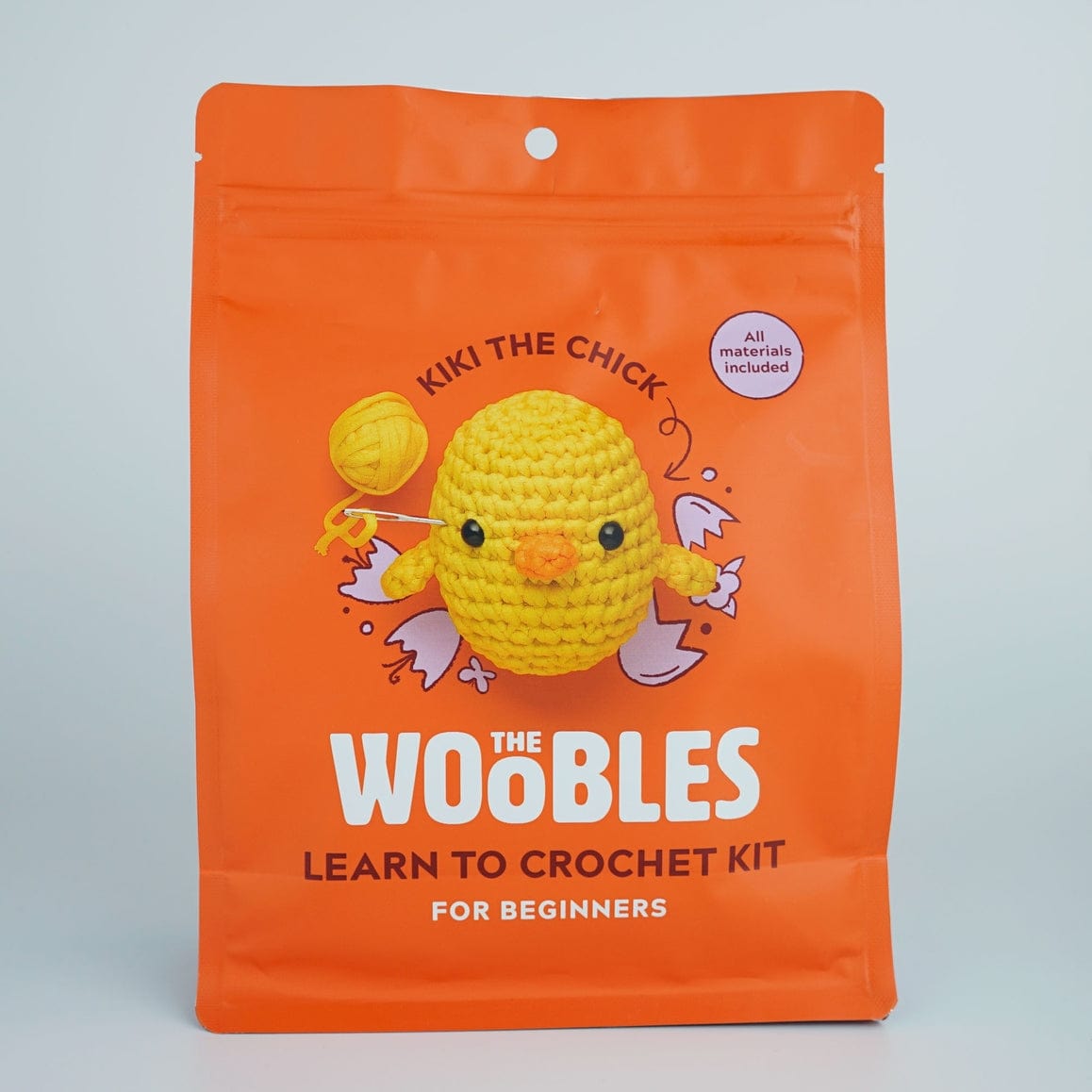 The Woobles The Woobles Kiki the Chick Beginner Crochet Kit - Little Miss Muffin Children & Home