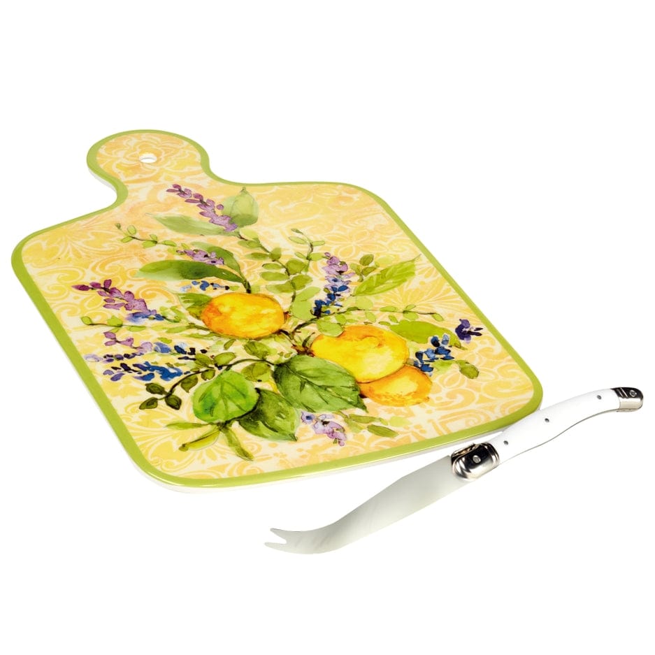 Certified International Certified International Lemon Zest Melamine Gift Cheese Board - Little Miss Muffin Children & Home