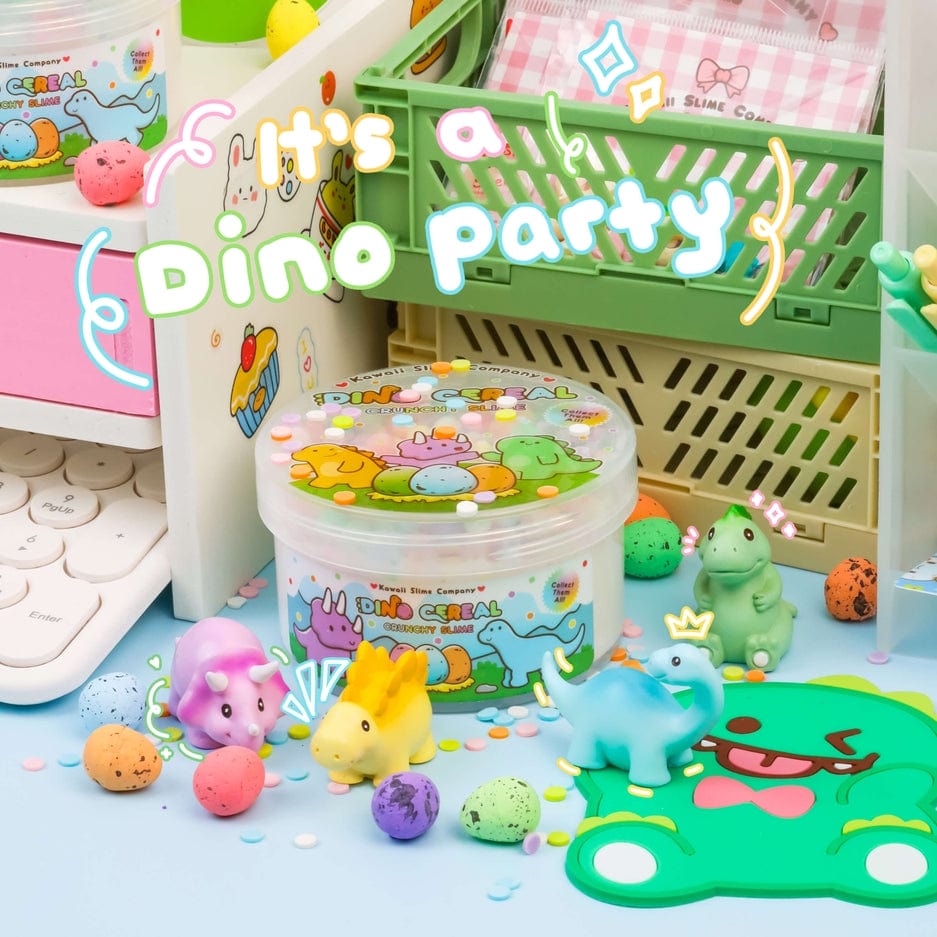 Kawaii Slime Company Kawaii Slime Company Dino Cereal Crunchy Slime - Little Miss Muffin Children & Home
