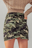 Urban Daizy Urban Daizy Camo Print Asymmetrical Hem Mini Skirt - Little Miss Muffin Children & Home