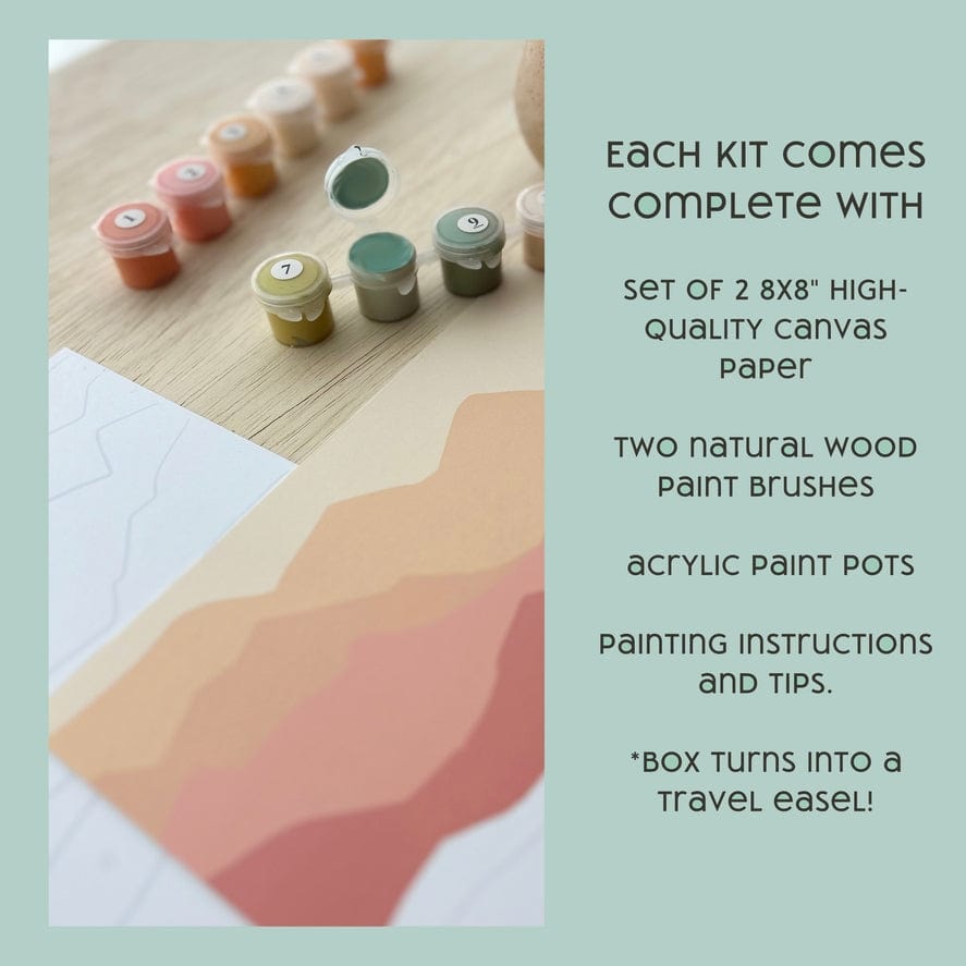 Breathe People Breathe People Ocean Animals Paint by Number Kit for Kids - Little Miss Muffin Children & Home