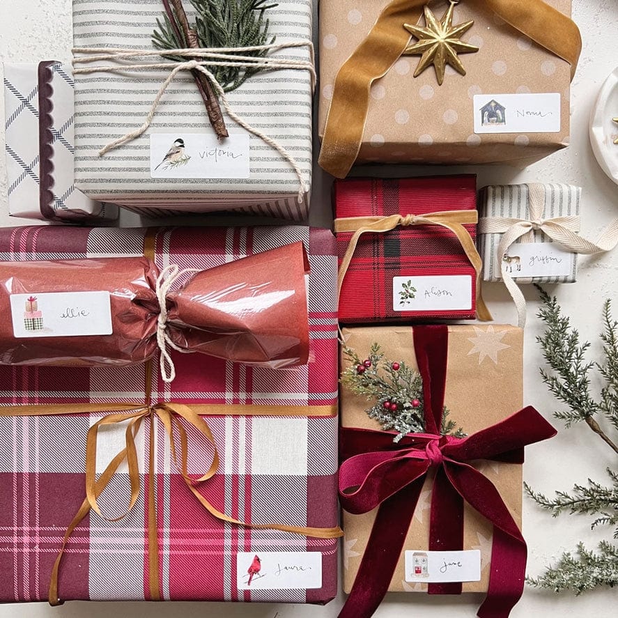 Emily Lex Studio Emily Lex Studio Christmas Gift Tag Sticker Sheets - Little Miss Muffin Children & Home