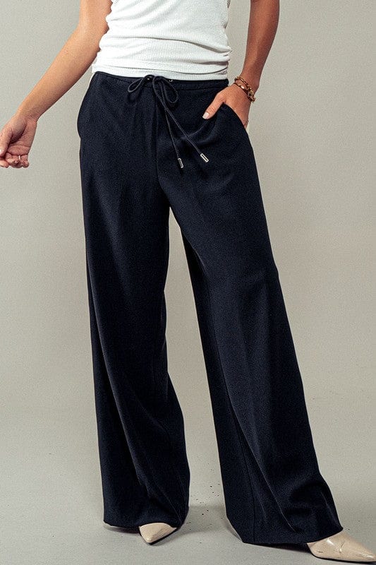 Urban Daizy Urban Daizy Repose Wide Leg Pants in Black - Little Miss Muffin Children & Home