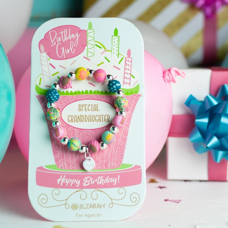 Jilzarah Granddaughter Youth Birthday Bracelet - Little Miss Muffin Children & Home
