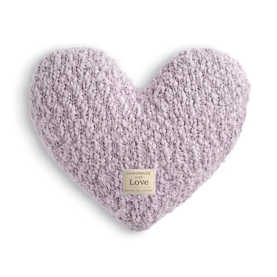 The Light Purple Giving Heart Weighted Pillow