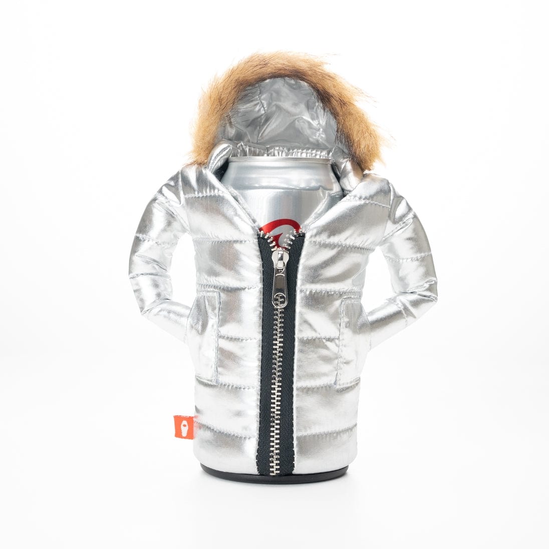 Puffin Drinkwear The Pahka Insulated Can Cooler, Metallic Silver - Little Miss Muffin Children & Home