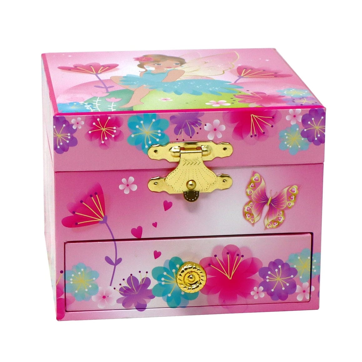 Pink Poppy Pink Poppy Fairy Butterfly Friends Small Musical Jewellery Box - Little Miss Muffin Children & Home