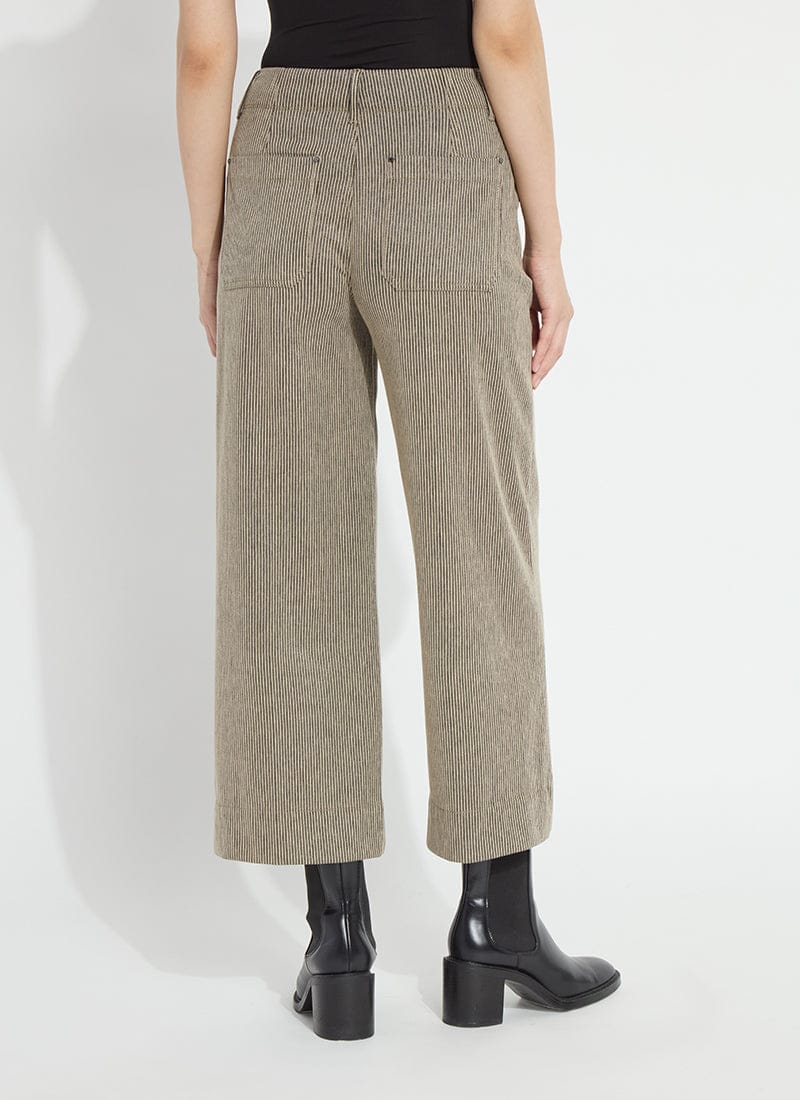 Lysse Clarke Wide Leg Denim in Everwood Sheen Line