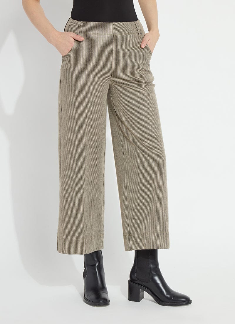 Lysse Clarke Wide Leg Denim in Everwood Sheen Line