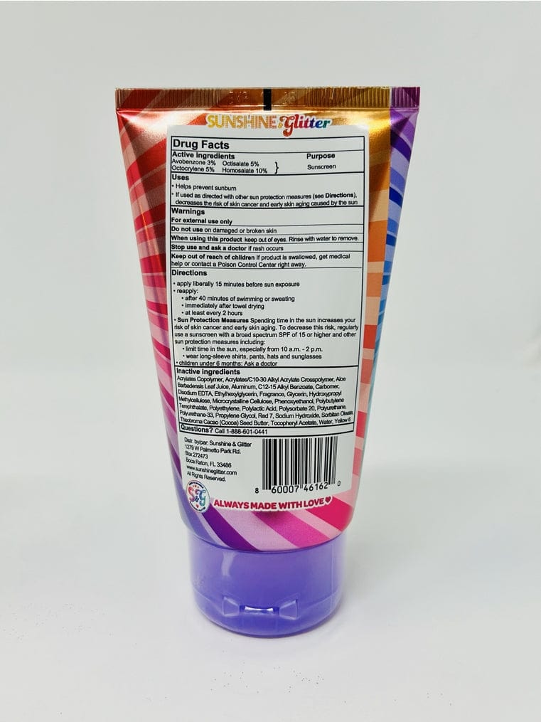 Sunshine & Glitter Sunshine & Glitter Sea Star Sparkle Spf 50+ Sun Lotion - Little Miss Muffin Children & Home