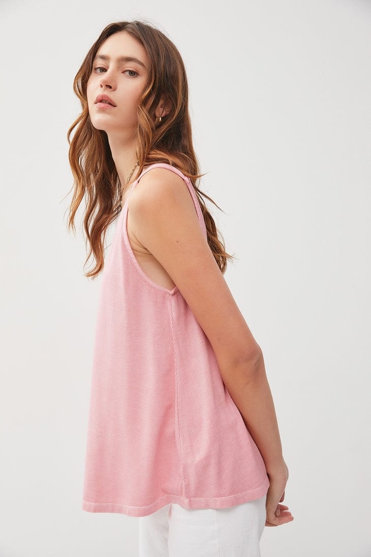 Be Cool Flowy V-Neck Knit Tank - Little Miss Muffin Children & Home