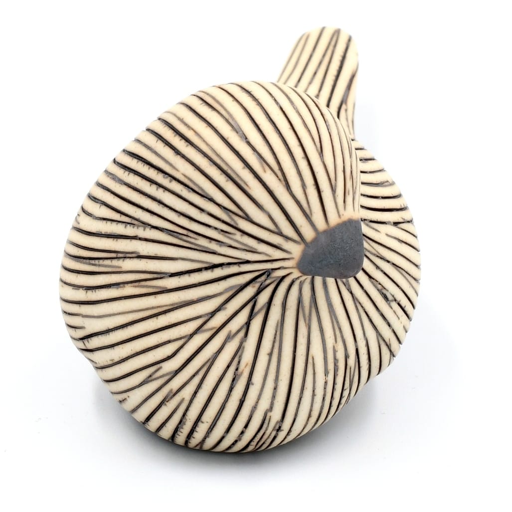 Mini Bird-Brown Porcelain Ceramic Sculpture Ornament