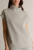 Before You Collection Before You Collection Butter Mock Neck Cap Sleeve Top in Heather Grey - Little Miss Muffin Children & Home