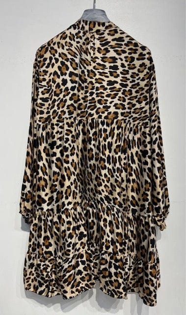 Loowie Loowie Silk Animal Print Billowy Short Dress - Little Miss Muffin Children & Home