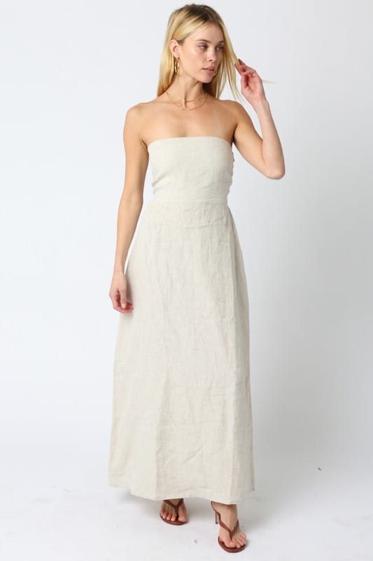 Irise Linen Maxi Dress