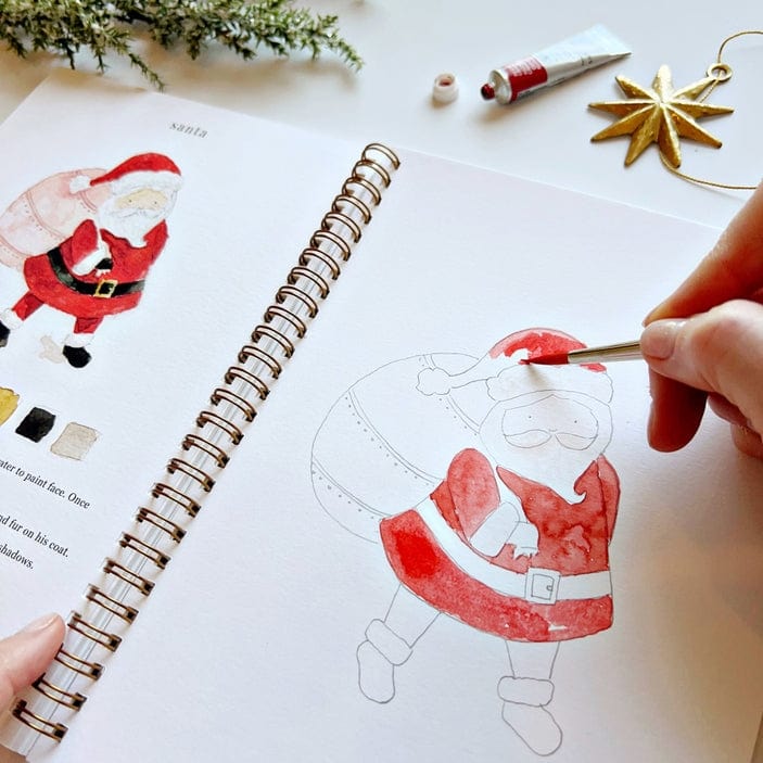 Emily Lex Studio Emily Lex Studio Christmas Watercolor Workbook - Little Miss Muffin Children & Home