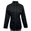Rockmount Ranch Wear Women's Vintage Black-on-Black Tooling Embroidered Western Shirt - Little Miss Muffin Children & Home