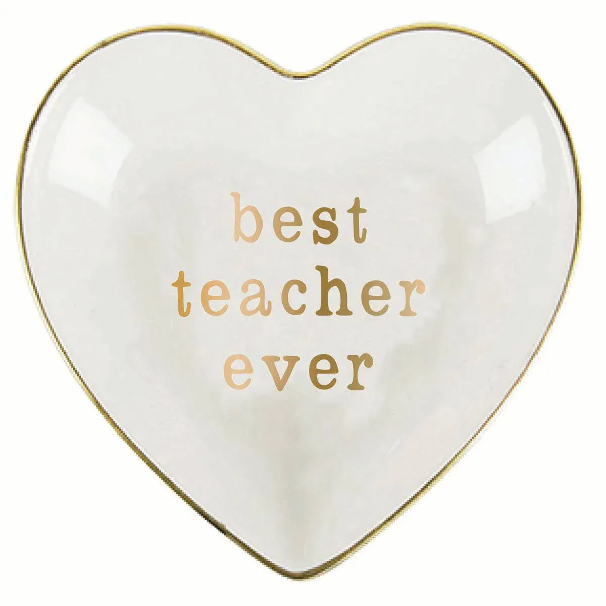Best Teacher Ever Ceramic Trinket Dish