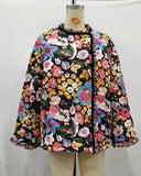 Rosa Clothing Floral-Printed Flared-Sleeved Jacket