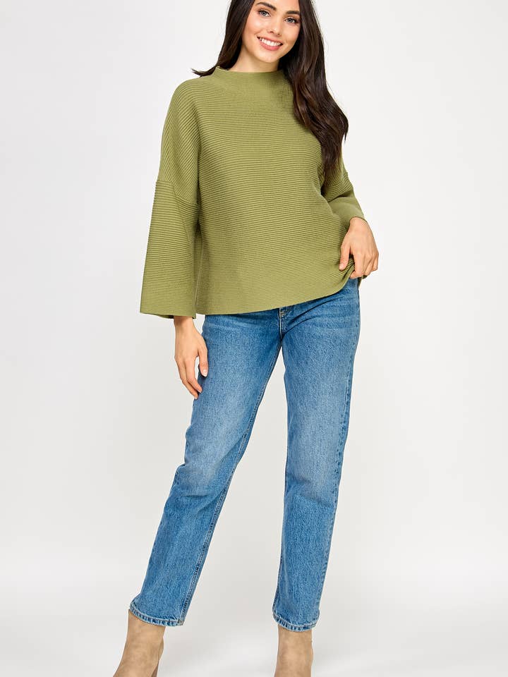 Ellison Not Your Casual Top - Light Sage - Little Miss Muffin Children & Home