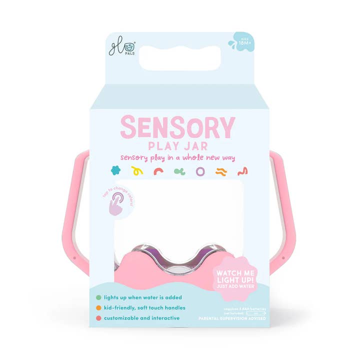 Glo Pals Bubblegum Pink Sensory Play Jar - Little Miss Muffin Children & Home