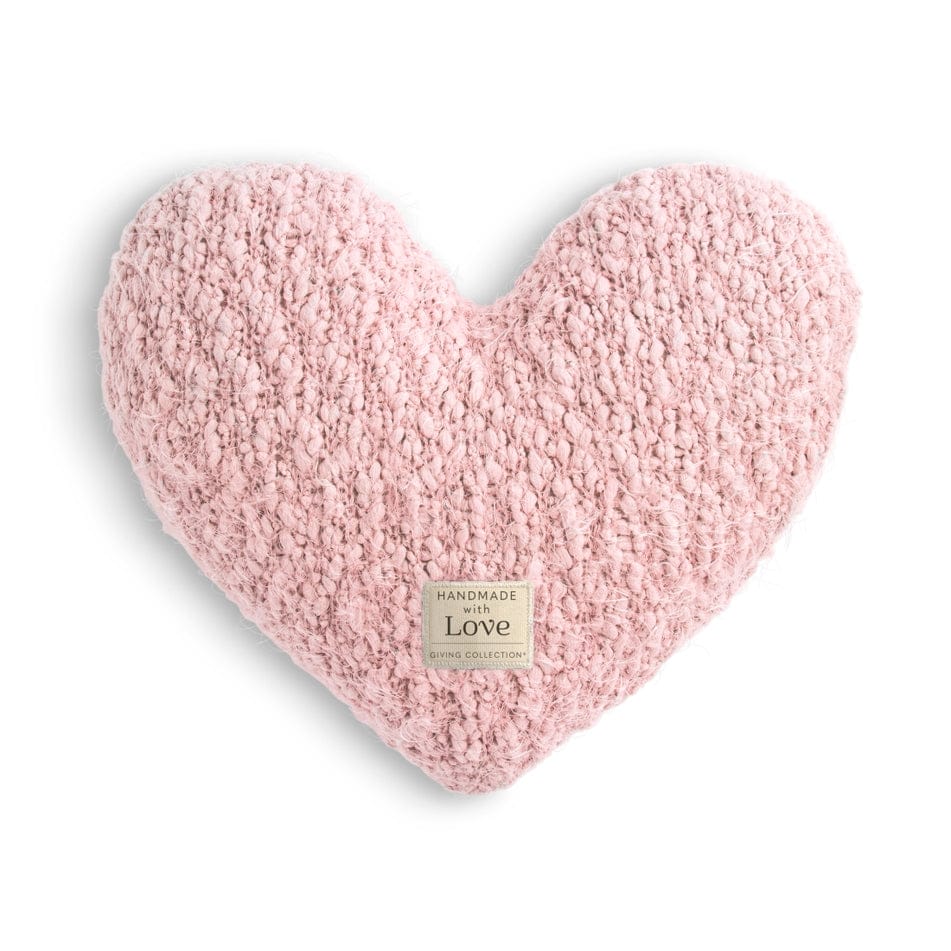 The Pink Giving Heart Weighted Pillow