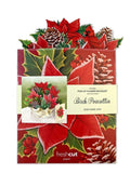 FreshCut Paper FreshCut Paper Birch Poinsettia Pop-Up Holiday Greeting Card - Little Miss Muffin Children & Home