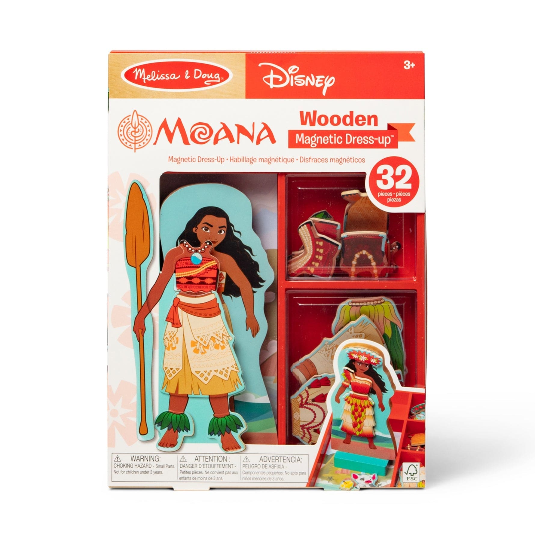Melissa & Doug Disney Magnetic Dress Up Moana - Little Miss Muffin Children & Home
