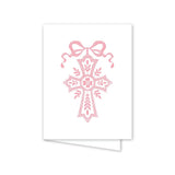 Dogwood Hill Dogwood Hill Neoclassic Cross Pink Card - Little Miss Muffin Children & Home