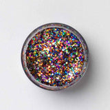 Galexie Glister "Confetti Queen" Rainbow Glitter Gel - Hair, Face, Body