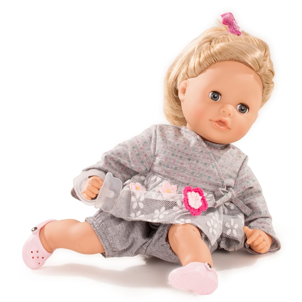 Gotz Cosy Aquini 13" Soft Bath Baby Doll with Blonde Hair