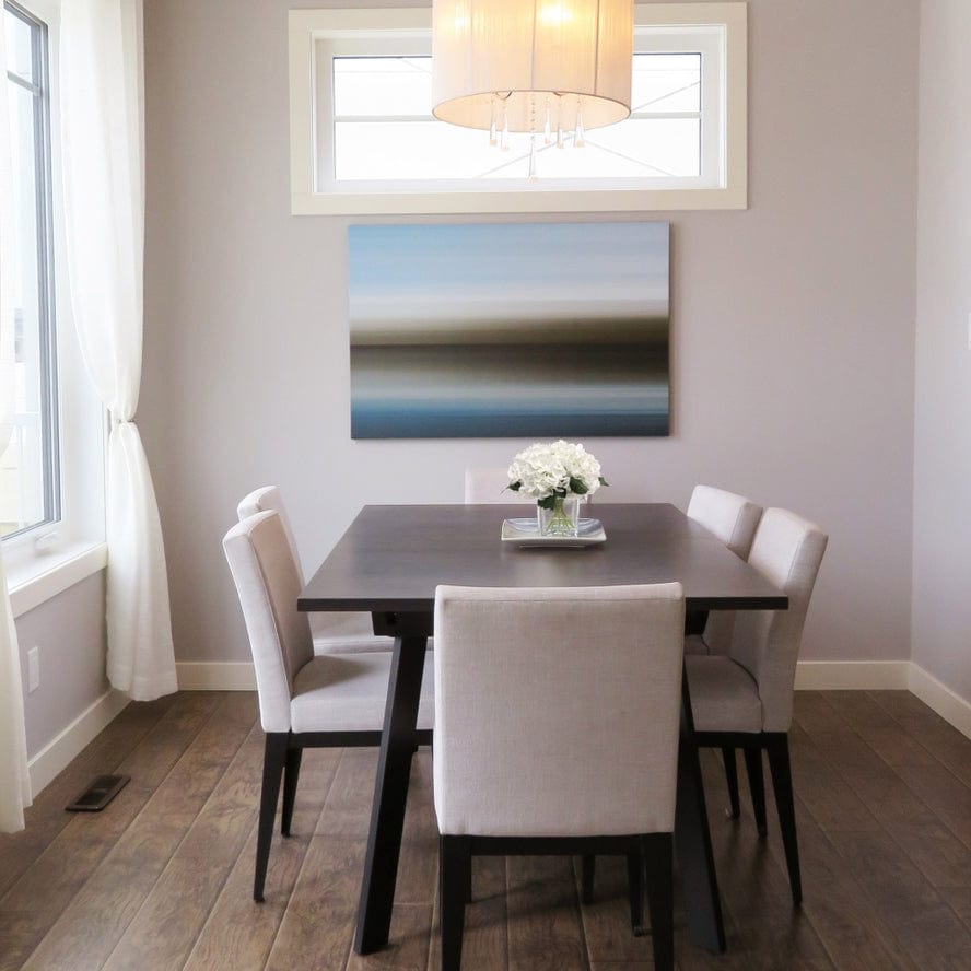 Larksilk Larksilk 10" White Hydrangea Flowers in Glass Vase with Water Look - Little Miss Muffin Children & Home