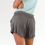 Faceplant Bamboo™ Short Shorts in Earl Grey