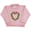 Bailey Boys Bailey Boys Roll Neck Sweater -Wreath on Pink - Little Miss Muffin Children & Home