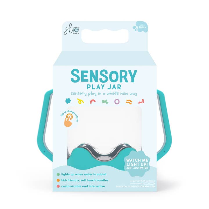 Glo Pals Blue Sensory Play Jar - Little Miss Muffin Children & Home