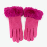 Pretty Persuasions Pretty Persuasions Bel Air Faux Fur Trimmed Gloves - Little Miss Muffin Children & Home