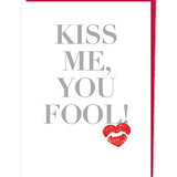 Design with Heart Design with Heart "Kiss Me You Fool" - Valentine's Day Card - Little Miss Muffin Children & Home