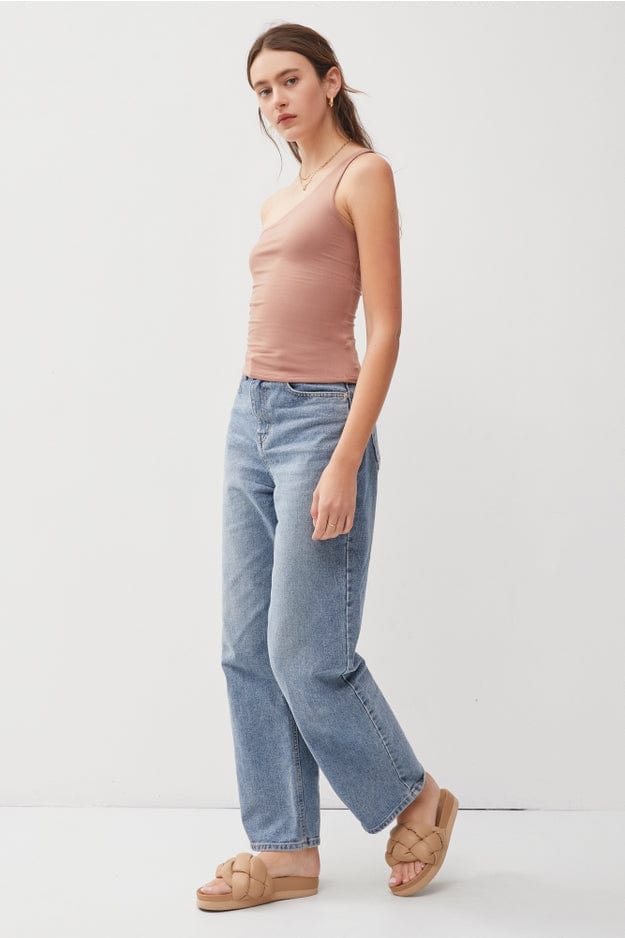 Be Cool Be Cool One Shoulder Basic Tank - Little Miss Muffin Children & Home