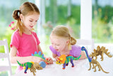 Dan&Darci Dino Clay Models with Modeling Clay