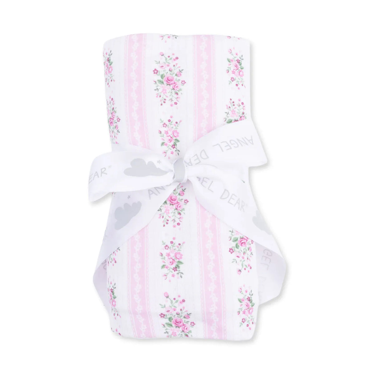 Marnie Rosebud Stripe Swaddle Blanket