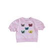 Lulu Bebe Lily Sequin Butterflies Puff Sleeve Top - Little Miss Muffin Children & Home