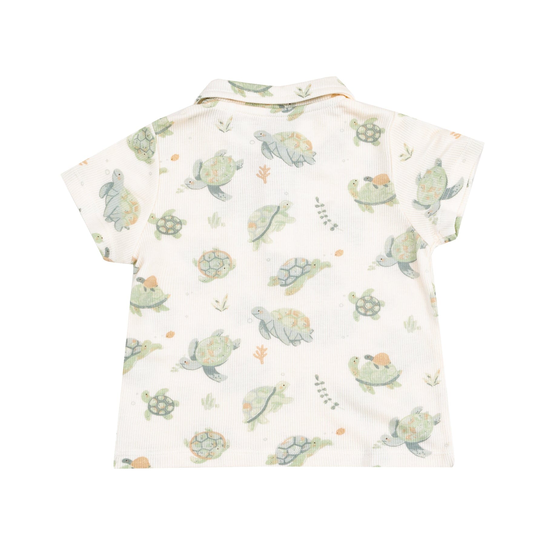 Angel Dear Angel Dear Sea Turtles Polo Shirt And Muslin Shorts - Little Miss Muffin Children & Home