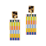 Sunshine Tienda Sunshine Tienda Hazel Stripe Cabana Earrings - Little Miss Muffin Children & Home