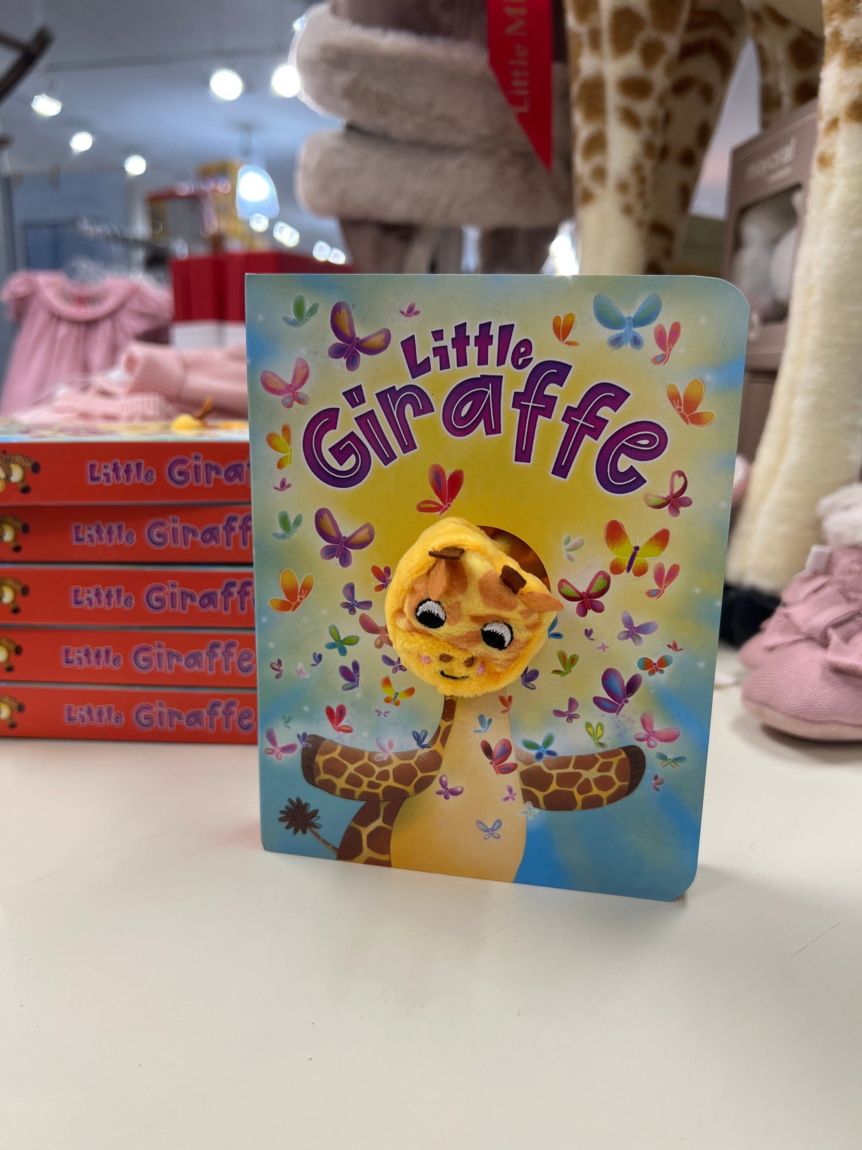 Little Hippo Books Little Giraffe Finger Puppet Book - Little Miss Muffin Children & Home