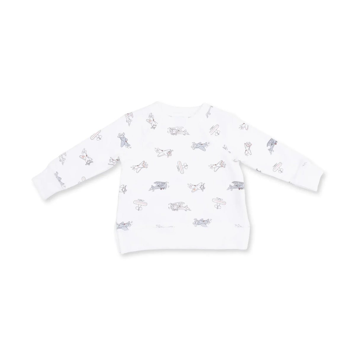 Vintage Airplane Pilots Raglan Sweatshirt