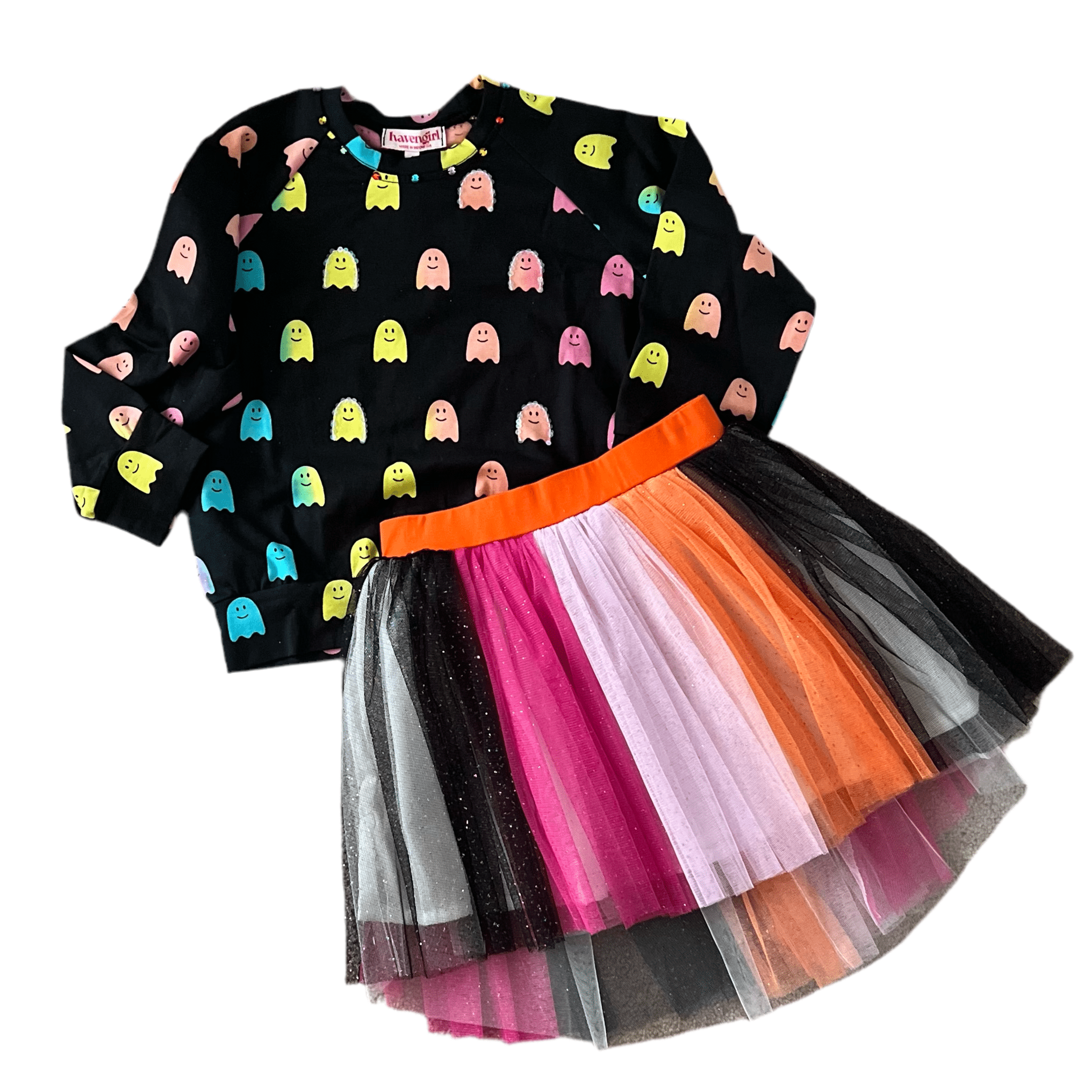 Joyous and Free Joyous and Free Hi-Lo Tinker Skirt in Patch - Little Miss Muffin Children & Home