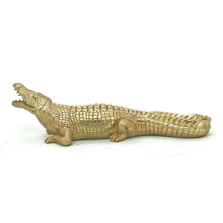 Contrast Inc Contrast Inc Gold Crocodile Decor - Little Miss Muffin Children & Home