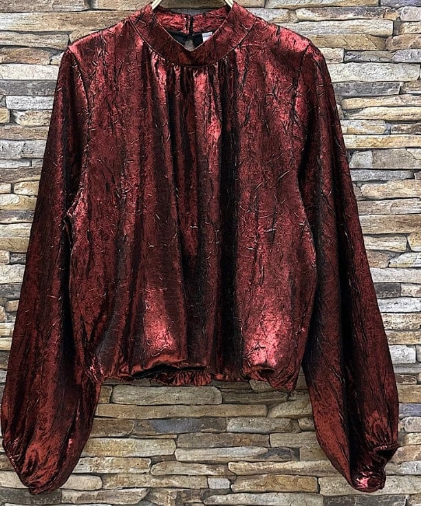 Loowie Loowie Metallic Blouse - Little Miss Muffin Children & Home